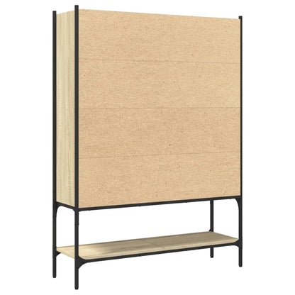 vidaXL Bücherregal Sonoma-Eiche 102x30x141,5 cm Holzwerkstoff