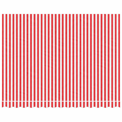 vidaXL Markisenbespannung Rot und Weiß Gestreift 3,5x2,5 m