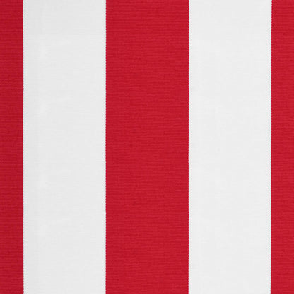 vidaXL Markisenbespannung Rot und Weiß Gestreift 4,5x3,5 m