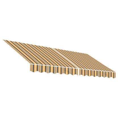 vidaXL Markisenbespannung Mehrfarbig Gestreift 3,5x2,5 m