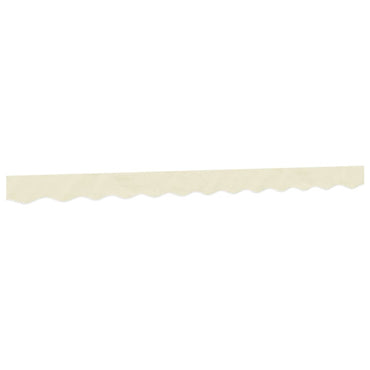vidaXL Markisenvolant Creme Gestreift 3 m