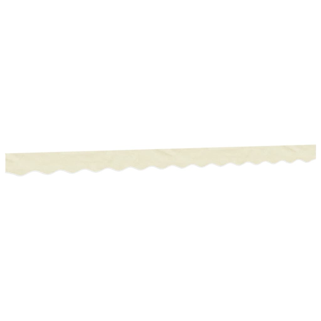 vidaXL Markisenvolant Creme Gestreift 3,5 m