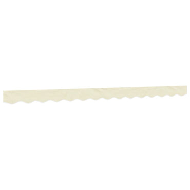 vidaXL Markisenvolant Creme Gestreift 3,5 m