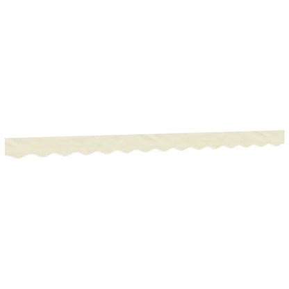 vidaXL Markisenvolant Creme Gestreift 3,5 m