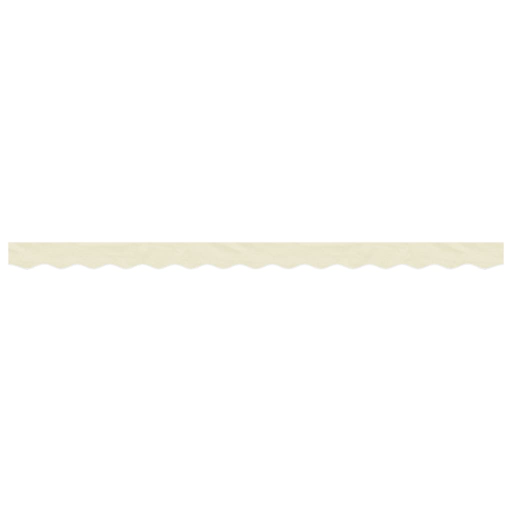 vidaXL Markisenvolant Creme Gestreift 3,5 m