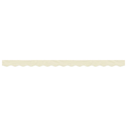 vidaXL Markisenvolant Creme Gestreift 3,5 m