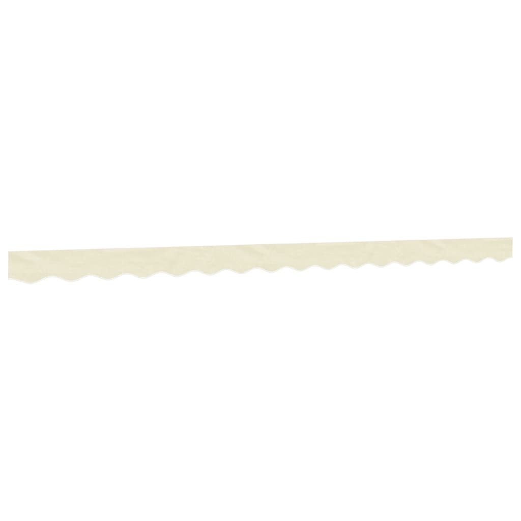 vidaXL Markisenvolant Creme Gestreift 4 m