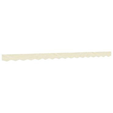vidaXL Markisenvolant Creme Gestreift 4 m