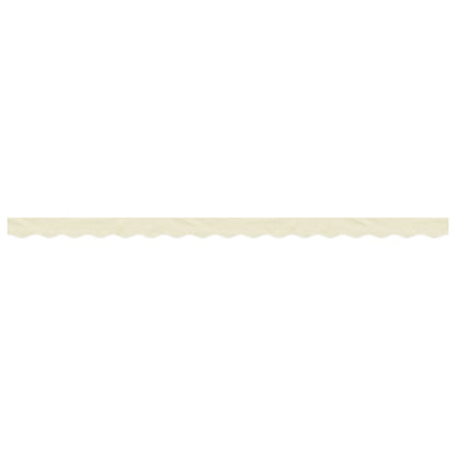 vidaXL Markisenvolant Creme Gestreift 4 m