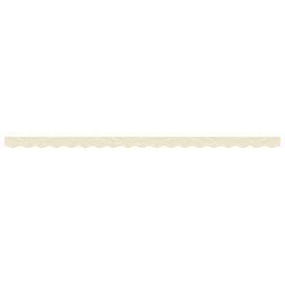vidaXL Markisenvolant Creme Gestreift 4,5 m