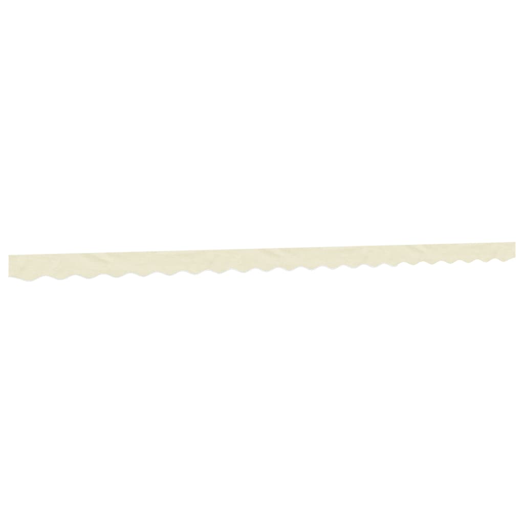 vidaXL Markisenvolant Creme Gestreift 5 m