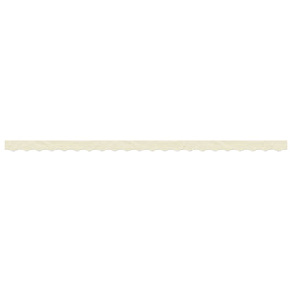 vidaXL Markisenvolant Creme Gestreift 5 m