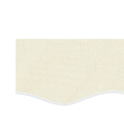 vidaXL Markisenvolant Creme Gestreift 5 m