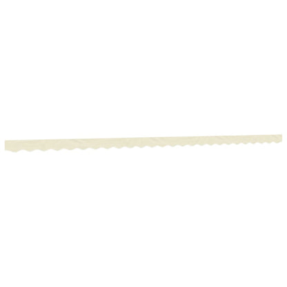 vidaXL Markisenvolant Creme Gestreift 6 m