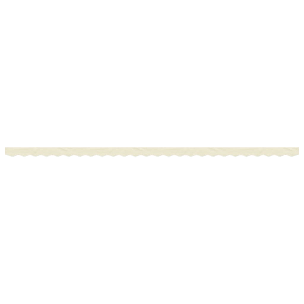 vidaXL Markisenvolant Creme Gestreift 6 m