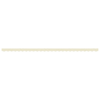 vidaXL Markisenvolant Creme Gestreift 6 m