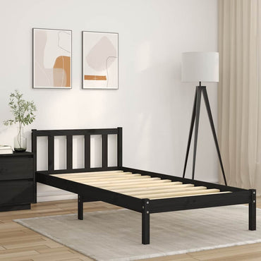 vidaXL Sommier à lattes 90x200 cm en bois de pin massif