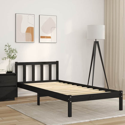 vidaXL Sommier à lattes 90x200 cm en bois de pin massif