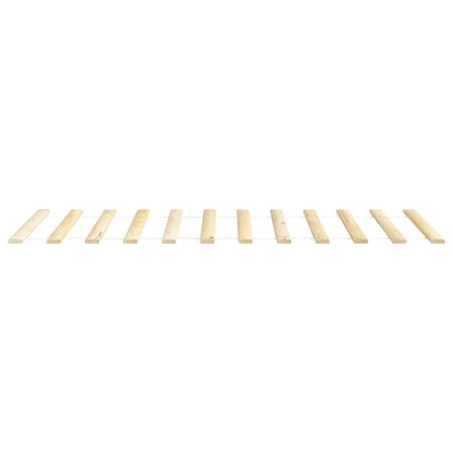 vidaXL Sommier à lattes 90x200 cm en bois de pin massif