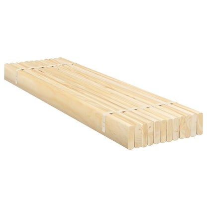 vidaXL Sommier à lattes 90x200 cm en bois de pin massif