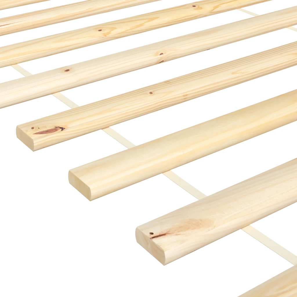 vidaXL Sommier à lattes 90x200 cm en bois de pin massif