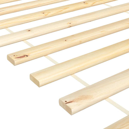 vidaXL Sommier à lattes 90x200 cm en bois de pin massif