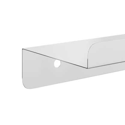vidaXL Étagères murales 3 pcs Argent Acier inoxydable