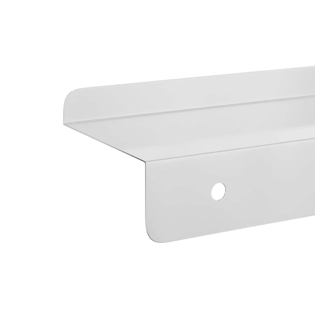 vidaXL Étagères murales 3 pcs Argent Acier inoxydable