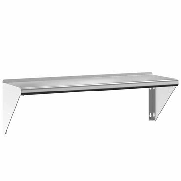 vidaXL Étagère murale 100x30x31 cm argenté acier inoxydable