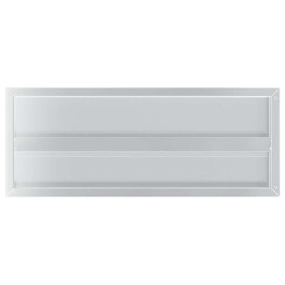 vidaXL Étagères murales 2 pcs 75x30x3 cm Argenté Acier inoxydable