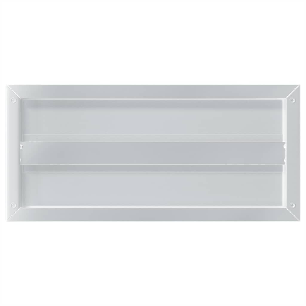 vidaXL Étagères murales 2 pcs 50x23,5x3 cm Argenté Acier inoxydable