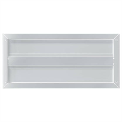 vidaXL Étagères murales 2 pcs 50x23,5x3 cm Argenté Acier inoxydable
