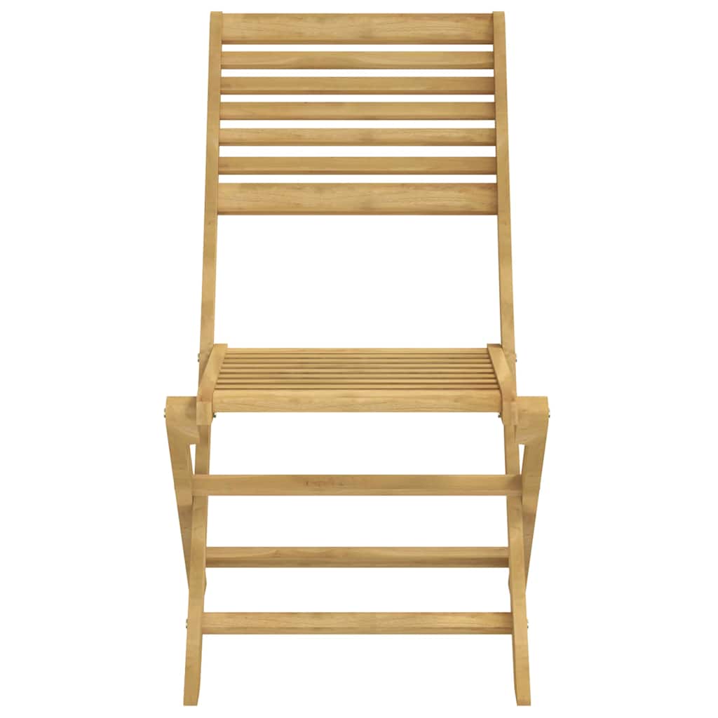 vidaXL Gartenstühle 6 Stk. Klappbar 48,5x61,5x87 cm Massivholz Akazie