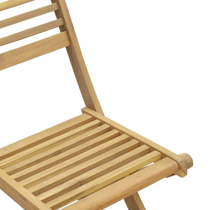 vidaXL Gartenstühle 6 Stk. Klappbar 48,5x61,5x87 cm Massivholz Akazie