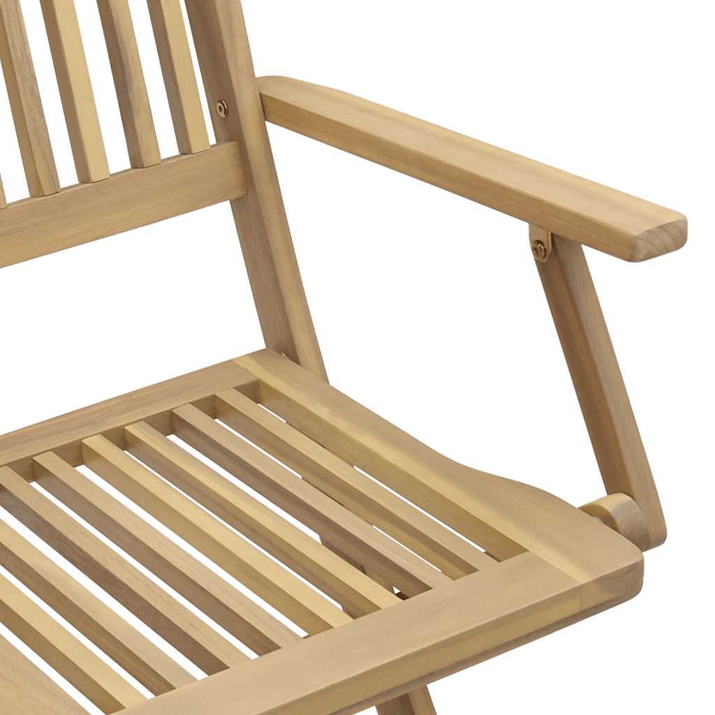 vidaXL Gartenstühle 6 Stk. Klappbar 54x61x88 cm Massivholz Akazie