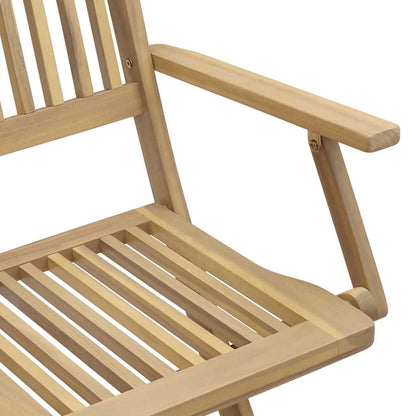 vidaXL Gartenstühle 6 Stk. Klappbar 54x61x88 cm Massivholz Akazie