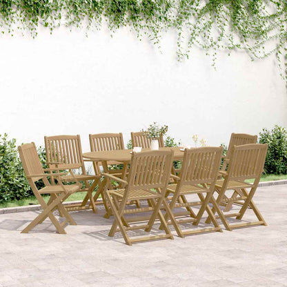 vidaXL Gartenstühle 8 Stk. Klappbar 54x61x88 cm Massivholz Akazie