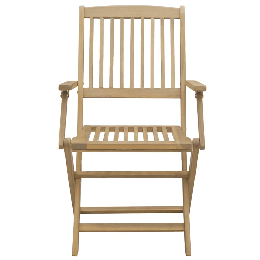 vidaXL Gartenstühle 8 Stk. Klappbar 54x61x88 cm Massivholz Akazie