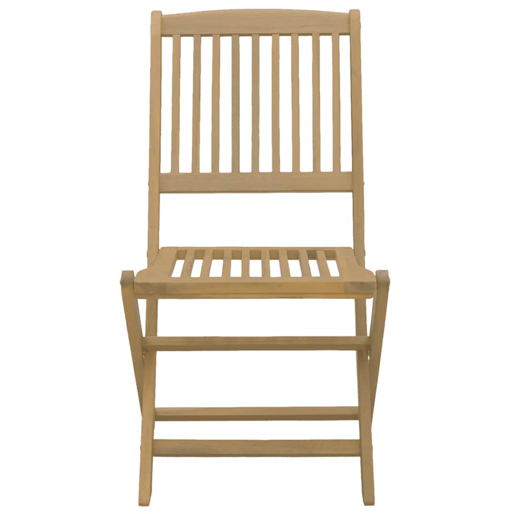 vidaXL Gartenstühle 8 Stk. Klappbar 48,5x57x90 cm Massivholz Akazie