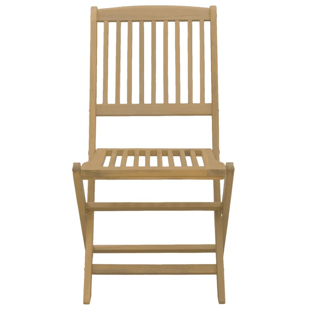 vidaXL Salon de jardin à dîner 9 pcs Bois d'acacia massif