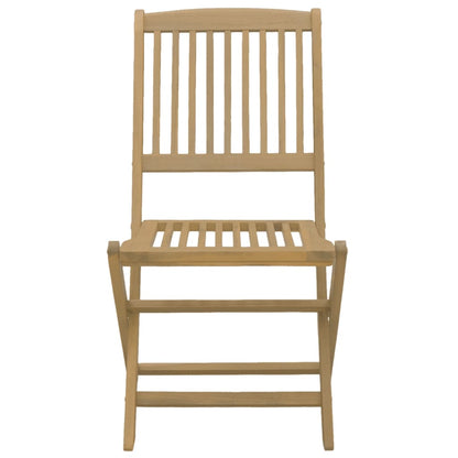 vidaXL Salon de jardin à dîner 9 pcs Bois d'acacia massif