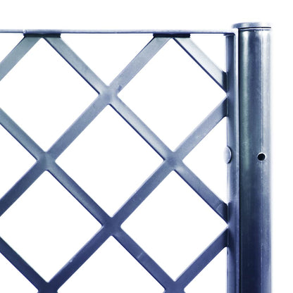 Pflanzkübel mit Rankgitter Blaugrau 200x160x142 cm PP