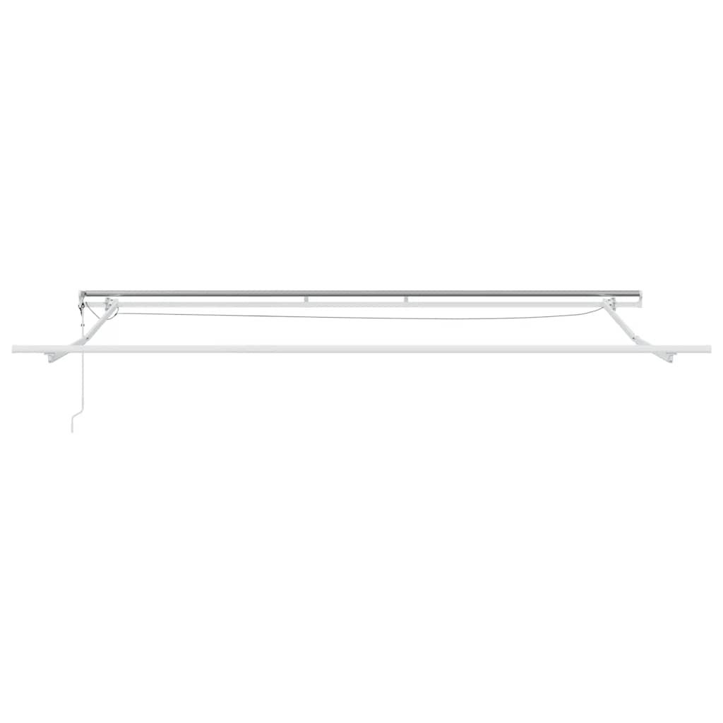 vidaXL Markise Automatisch mit LED Weinrot 450x300 cm