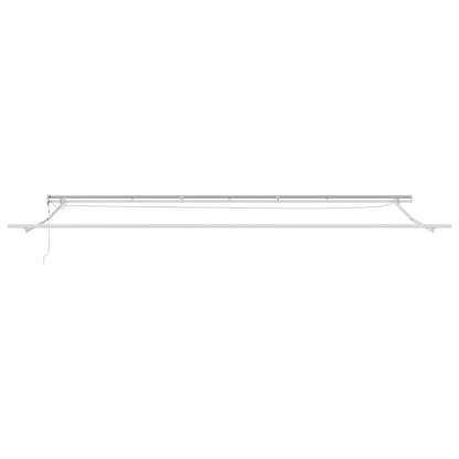 vidaXL Markise Automatisch mit LED Weinrot 600x300 cm