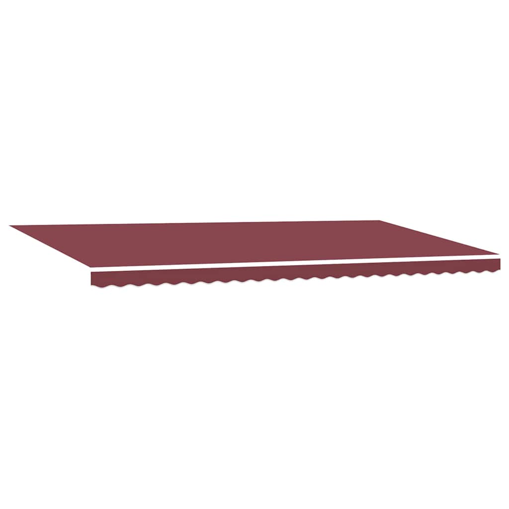 vidaXL Store Banne Manuel Rouge Bordeaux 600x300 cm