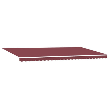 vidaXL Store Banne Manuel Rouge Bordeaux 600x300 cm