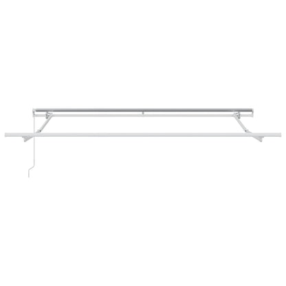 vidaXL Markise Manuell Weinrot 300x250 cm