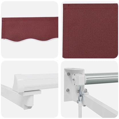 vidaXL Store manuel bordeaux 400x300 cm