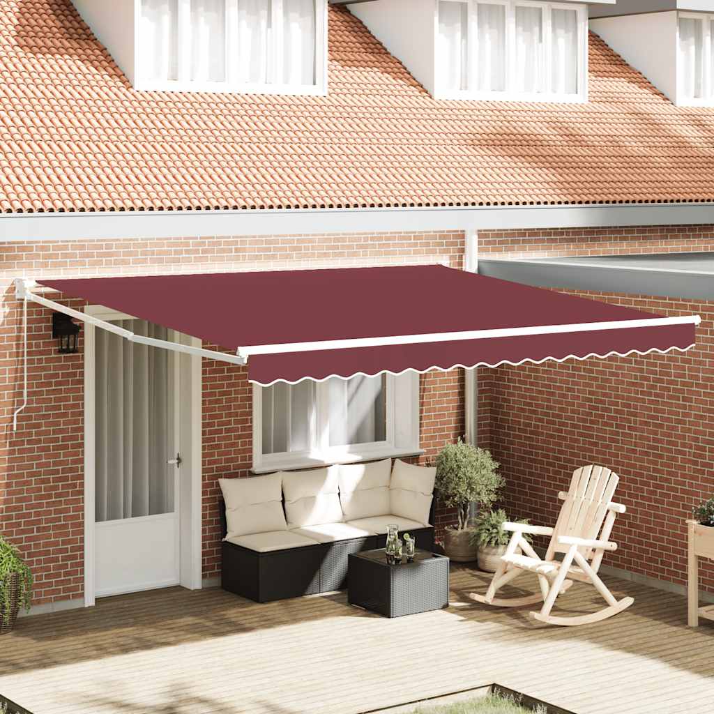 vidaXL Store manuel bordeaux 400x300 cm