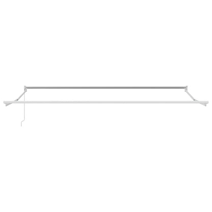 vidaXL Markise Manuell Weinrot 450x300 cm